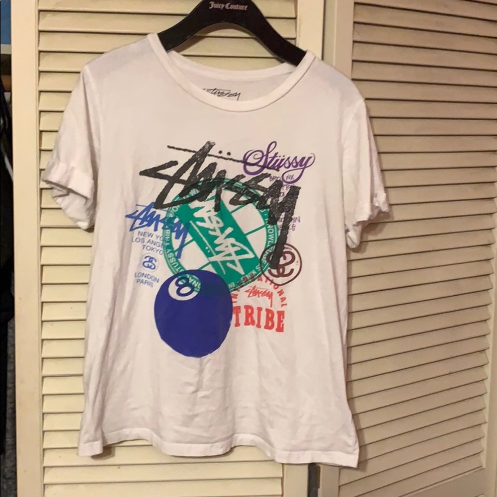 Stussy 8 ball tee shirt